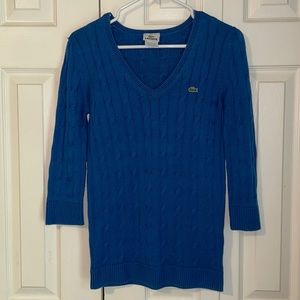 Lacoste 🐊 V-Neck Sweater - Size: Small/36